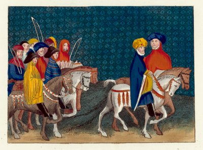 The Embassy of King Richard II Sent to the Duke of Lancaster by English School