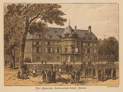 The English Ambulance near Sedan by English School