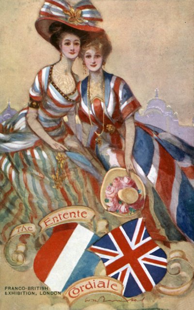 The Entente Cordiale, Franco-British Exhibition, London by English School