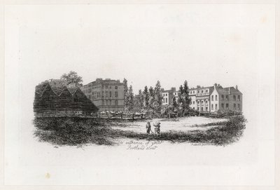 The Entrance of Great Portland Street, Marylebone, London by English School