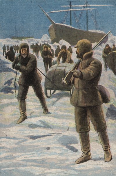 The Erebus and Terror in the Ice by English School