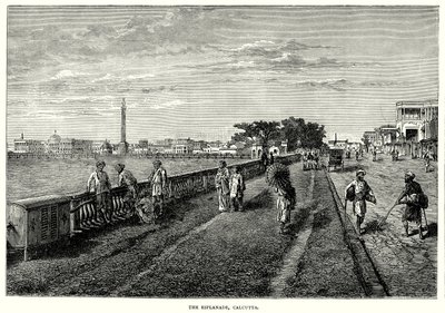 The Esplanade, Calcutta by English School