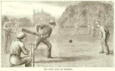 The Eton Boys at Cricket by English School