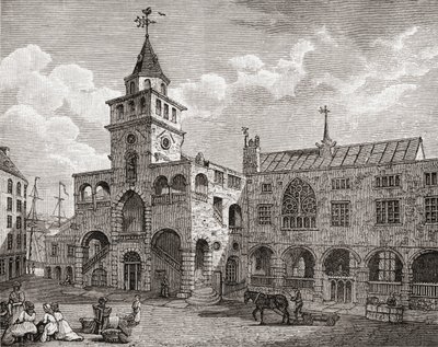 The Exchange, Newcastle upon Tyne in the 17th century, from 