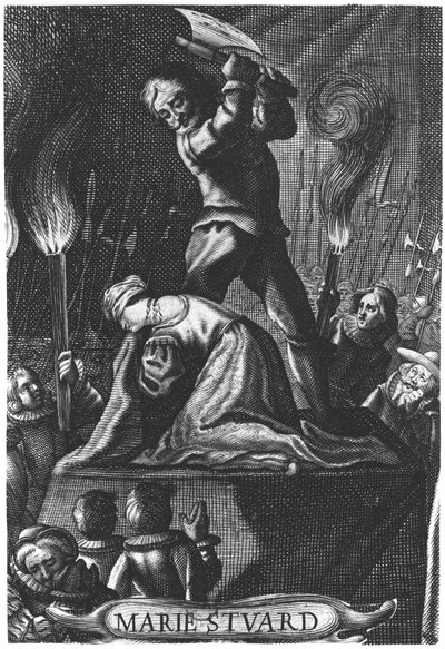 The Execution of Mary Queen of Scots, 8th February 1587 by English School