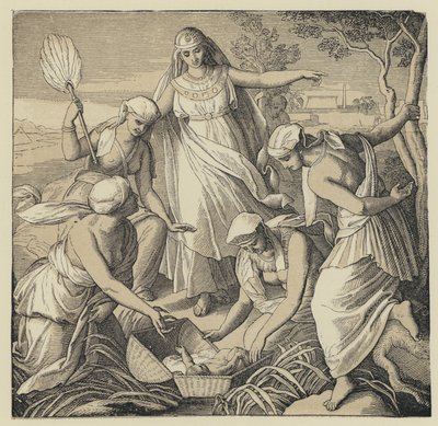 The Finding of Moses by English School