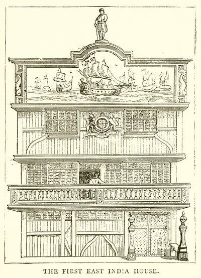 The First East India House by English School