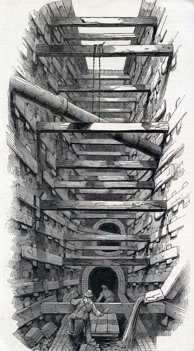 The Fleet Street Sewer by English School