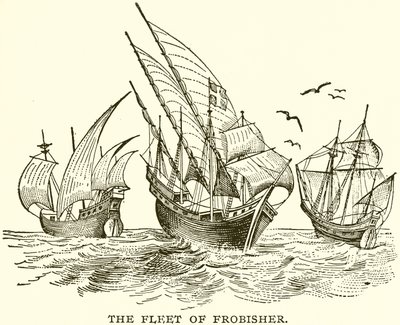 The Fleet of Frobisher by English School