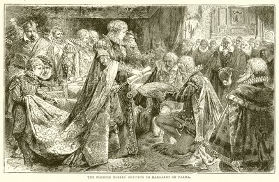 The Flemish Nobles Petition to Margaret of Parma by English School