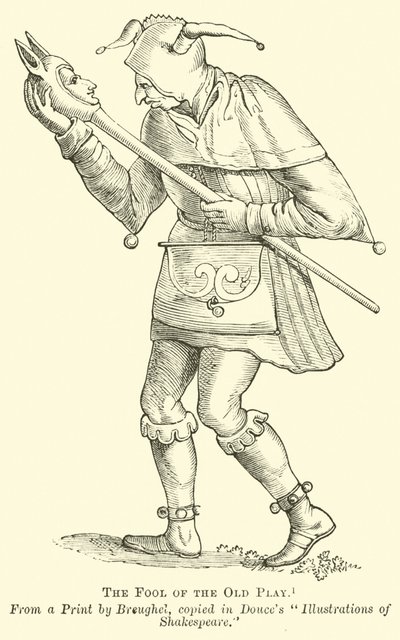 The Fool of the Old Play by English School