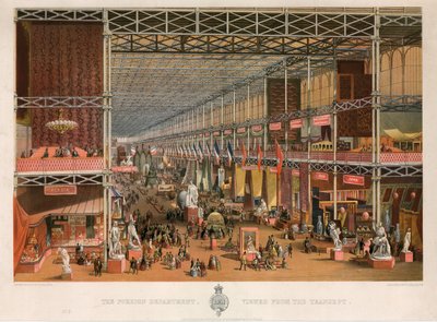 The Foreign Department Viewed from the Transept, Great Exhibition, 1851 by English School