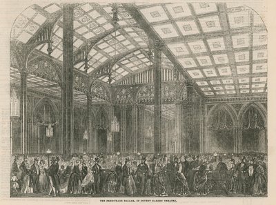 The Free-Trade Bazaar at Covent Garden Theatre, London by English School