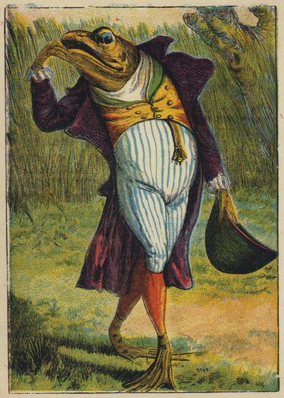 The Frog in Full Dress by English School