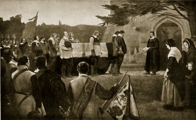 The Funeral of John Hampden, 1643, illustration from Hutchinson