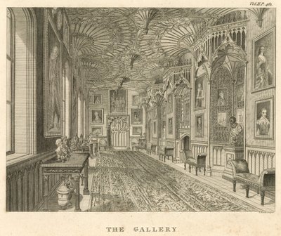 The Gallery at Strawberry Hill, Twickenham, London by English School