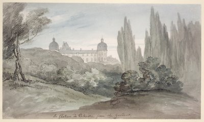 The Gardens of the Chateau of Valencay, c.1770 by English School