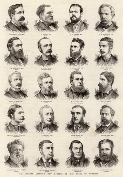The General Election, New Members of the House of Commons by English School