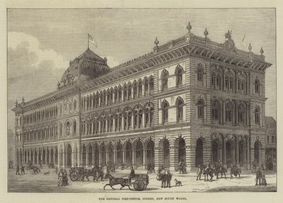 The General Post-Office, Sydney, New South Wales by English School