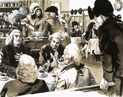 The Georgians: The Monarch of Words (Samuel Johnson) by English School