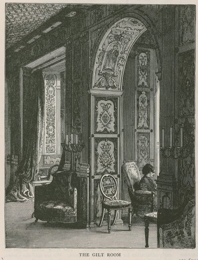 The Gilt Room, Holland House by English School