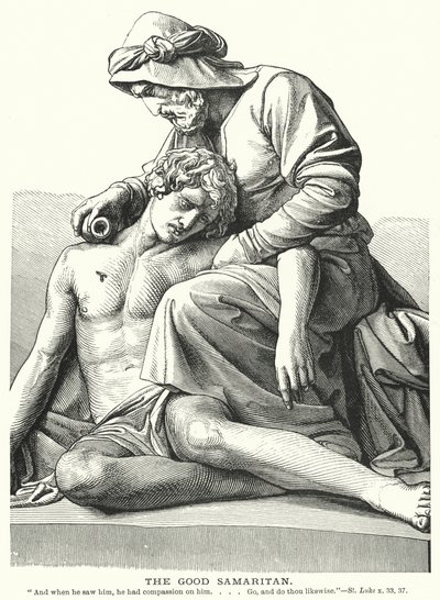 The Good Samaritan by English School