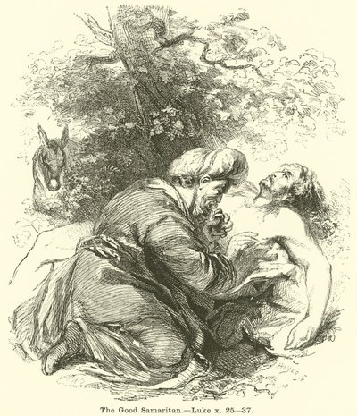 The Good Samaritan by English School