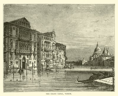 The Grand Canal, Venice by English School