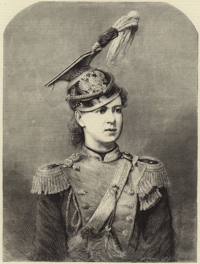 The Grand Duchess Marie of Russia by English School