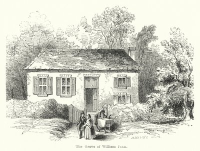 The Grave of William Penn by English School
