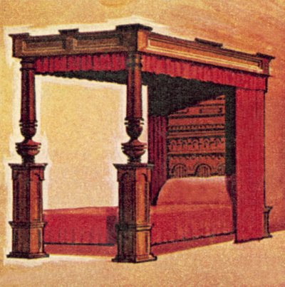 The Great Bed of Ware by English School