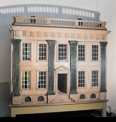 The Great House English dolls house, c.1750 by English School