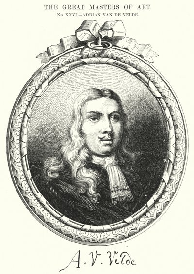 The Great Masters of Art, Adrian Van de Velde by English School