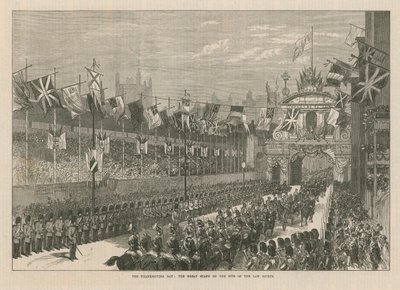 The Great Stand on the Site of the Law Courts by English School