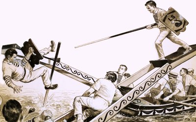 The Great Water Tournament in Sete, France by English School