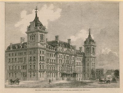 The Great Western Hotel, Paddington, London by English School