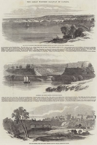 The Great Western Railway of Canada by English School