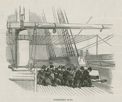 The Greenwich Royal Hospital Schools; Exercising Guns by English School