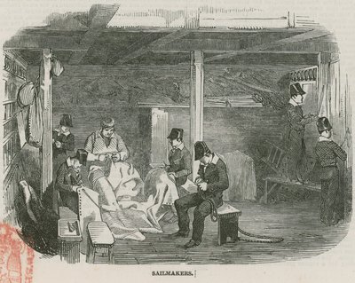The Greenwich Royal Hospital Schools; Sailmakers by English School