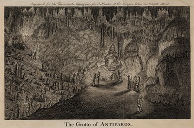 The Grotto of Antiparos, Greece by English School