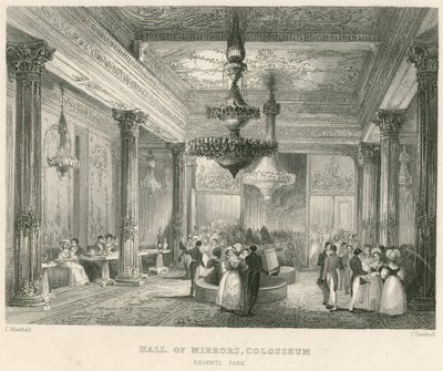The Hall of Mirrors, Colosseum, Regents Park, London by English School