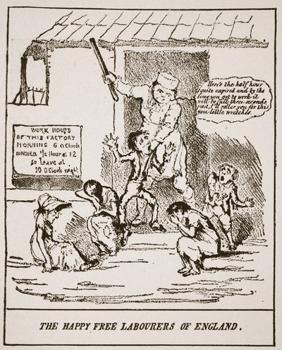 The Happy Free Labourers of England, from a print published in 1833, illustration from The Church of England: A History for the People by H.D.M. Spence-Jones by English School