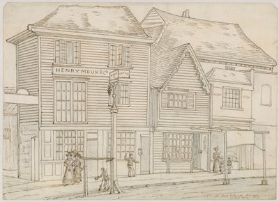 The Hare and Hounds, Islington, Pulled Down 1840 by English School