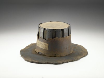 The Hat of Judge John Bradshaw by English School