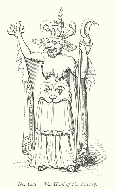 The Head of the Papacy by English School