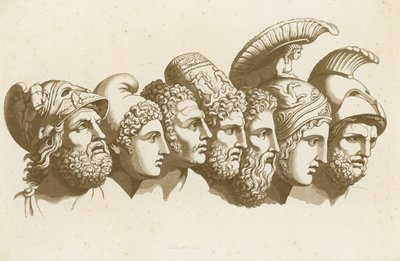 The Heroes of the Trojan War by English School