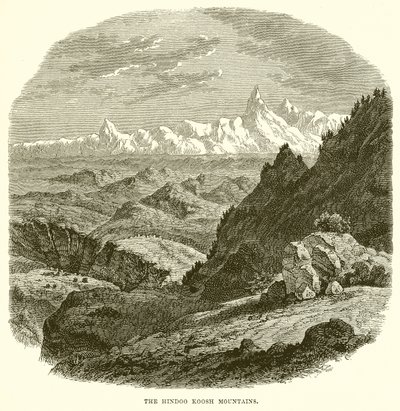 The Hindu Kush Mountains by English School