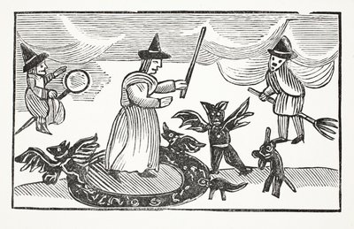 The History of Mother Shipton, illustration from Chap-books of the Eighteenth Century by John Ashton, pub. 1882 by English School