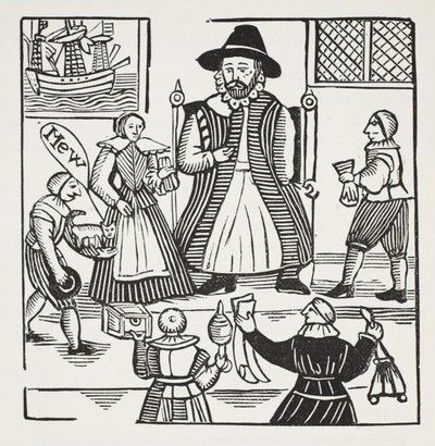 The History of Sir Richard Whittington, Thrice Lord Mayor of London (illustration) by English School