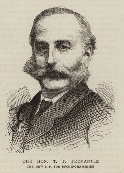 The Honourable T F Fremantle (engraving) by English School